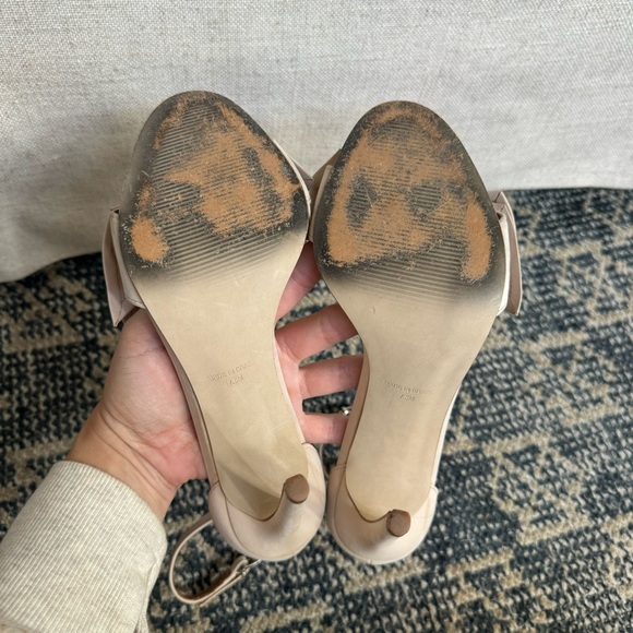 Steve Madden Blush Pink Nubuck Leather Bow Stiletto Heels 7.5 - Picture 7 of 14